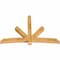 Ekena Millwork Alberta Rough Sawn Timber Gable Bracket, Western Red Cedar, 96"W x 64"H x 6"D x 6"F, 16/12 Pitch GBW096X64X0606ALB00RWR - alternate 4